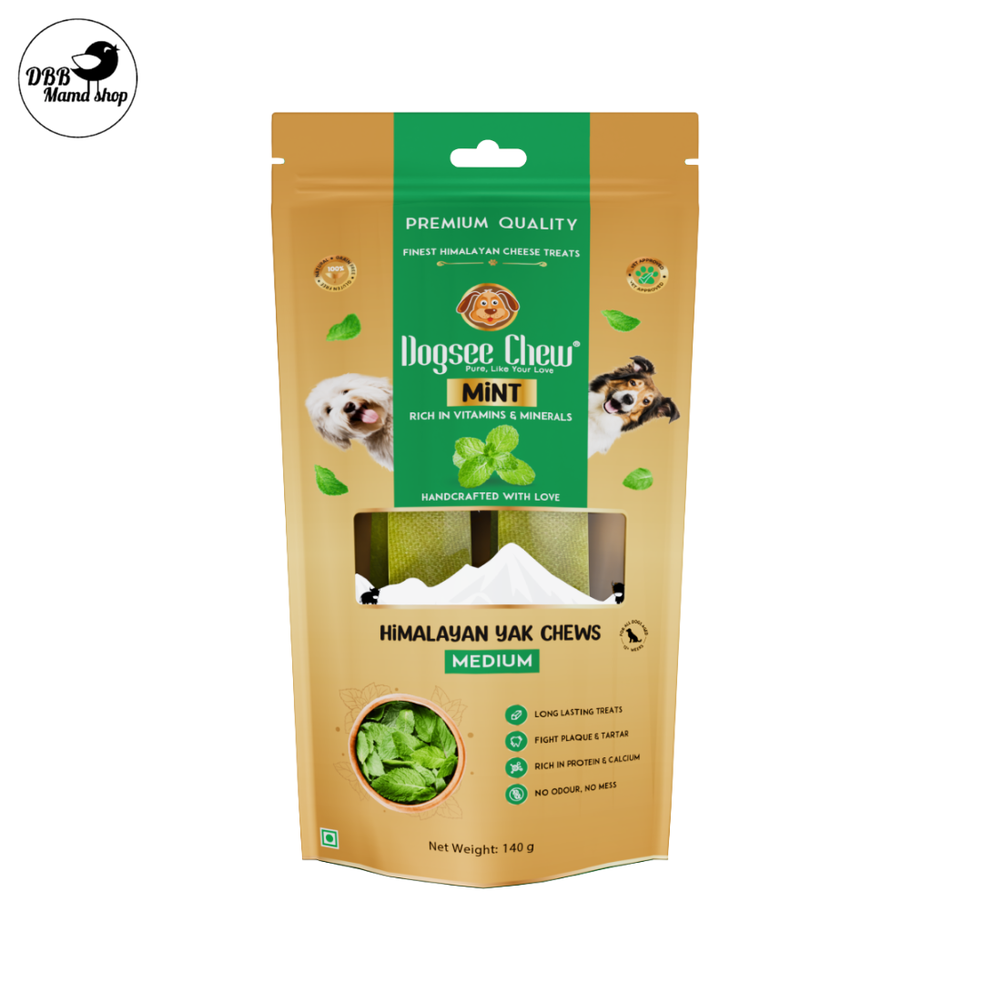 Dogsee Chew Premium Yak Bars – Healthy Dental Treats for Dogs - Medium / Large