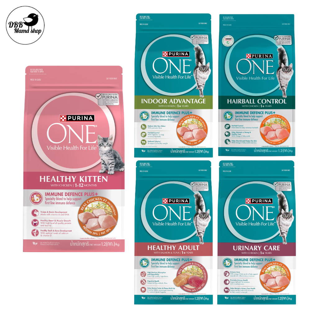 Purina ONE Cat Dry Food 1.2kg — Complete Nutrition for Healthy Cats