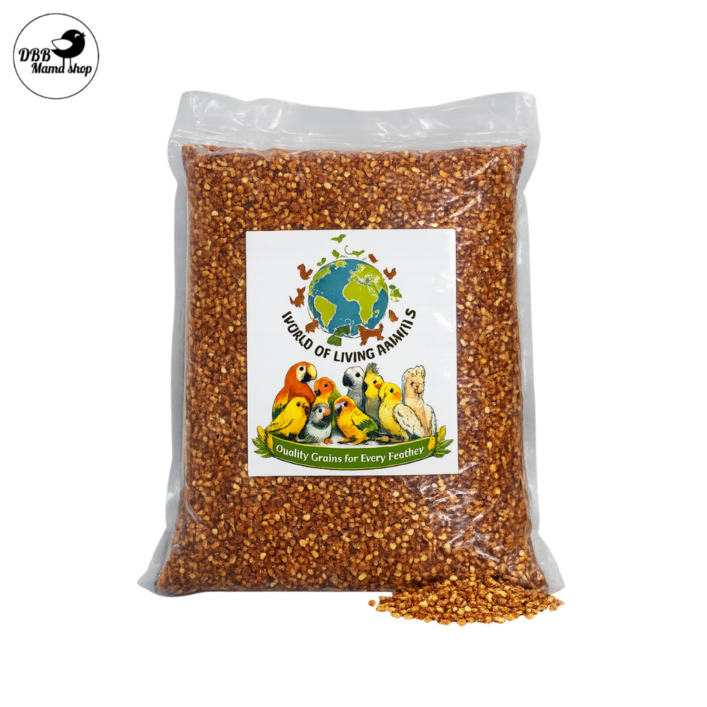 [WOLA] World of Living Animals – Small & Big Red Millets Bird Seeds | Quality Grains for Every Feather | 1kg