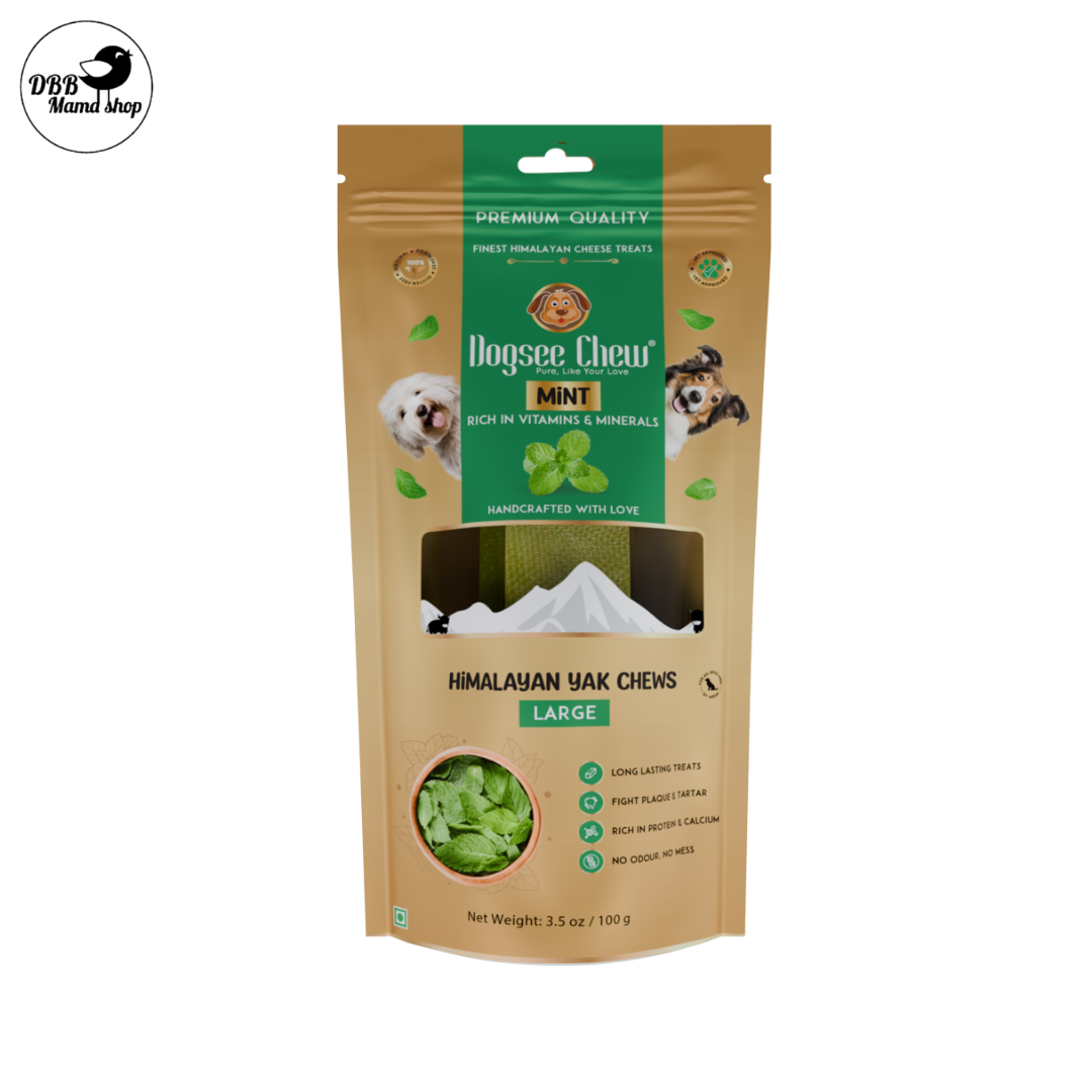 Dogsee Chew Premium Yak Bars – Healthy Dental Treats for Dogs - Medium / Large