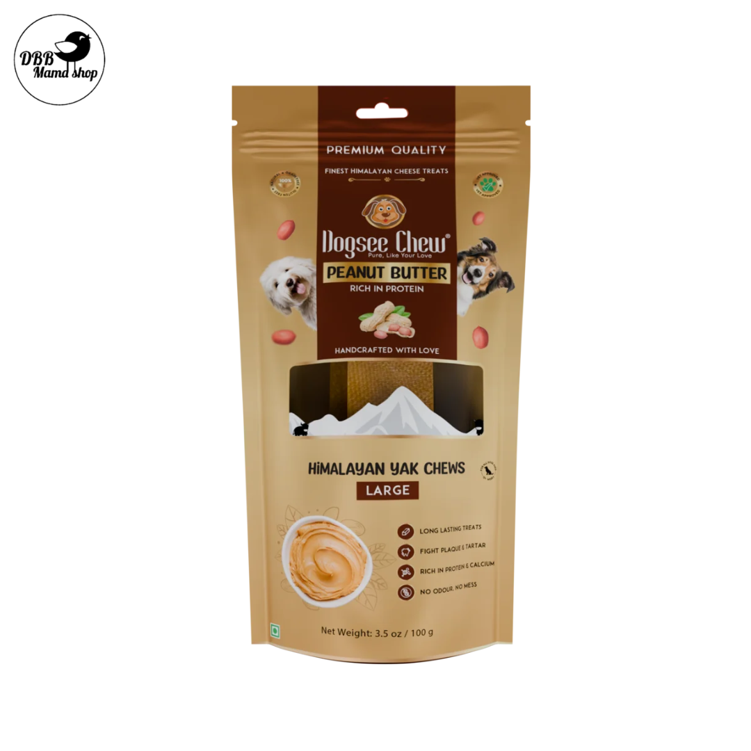 Dogsee Chew Premium Yak Bars – Healthy Dental Treats for Dogs - Medium / Large