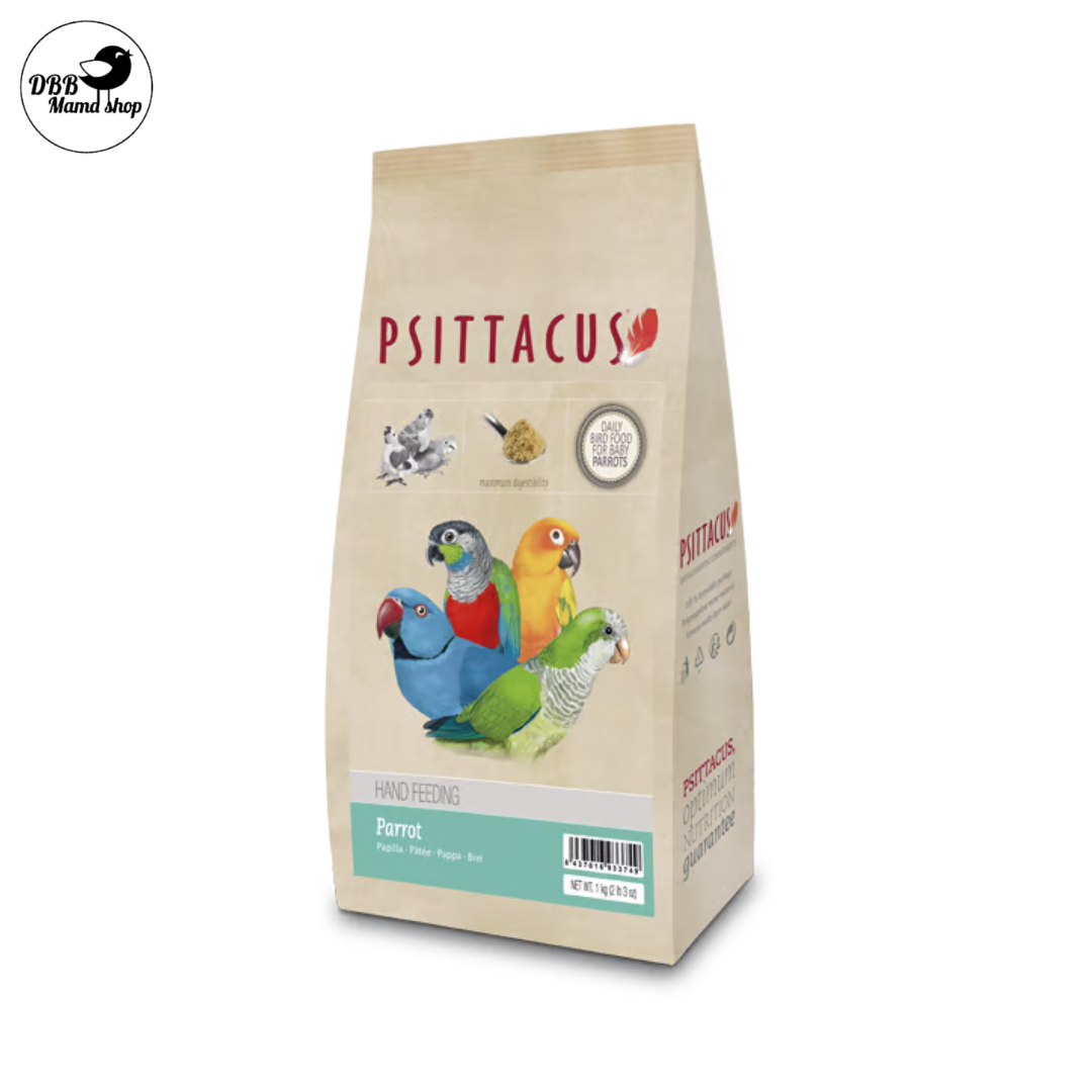 Psittacus Handfeeding Mini for Baby Birds 350g | Parrot 1kg Chick Formula | Easy Mix