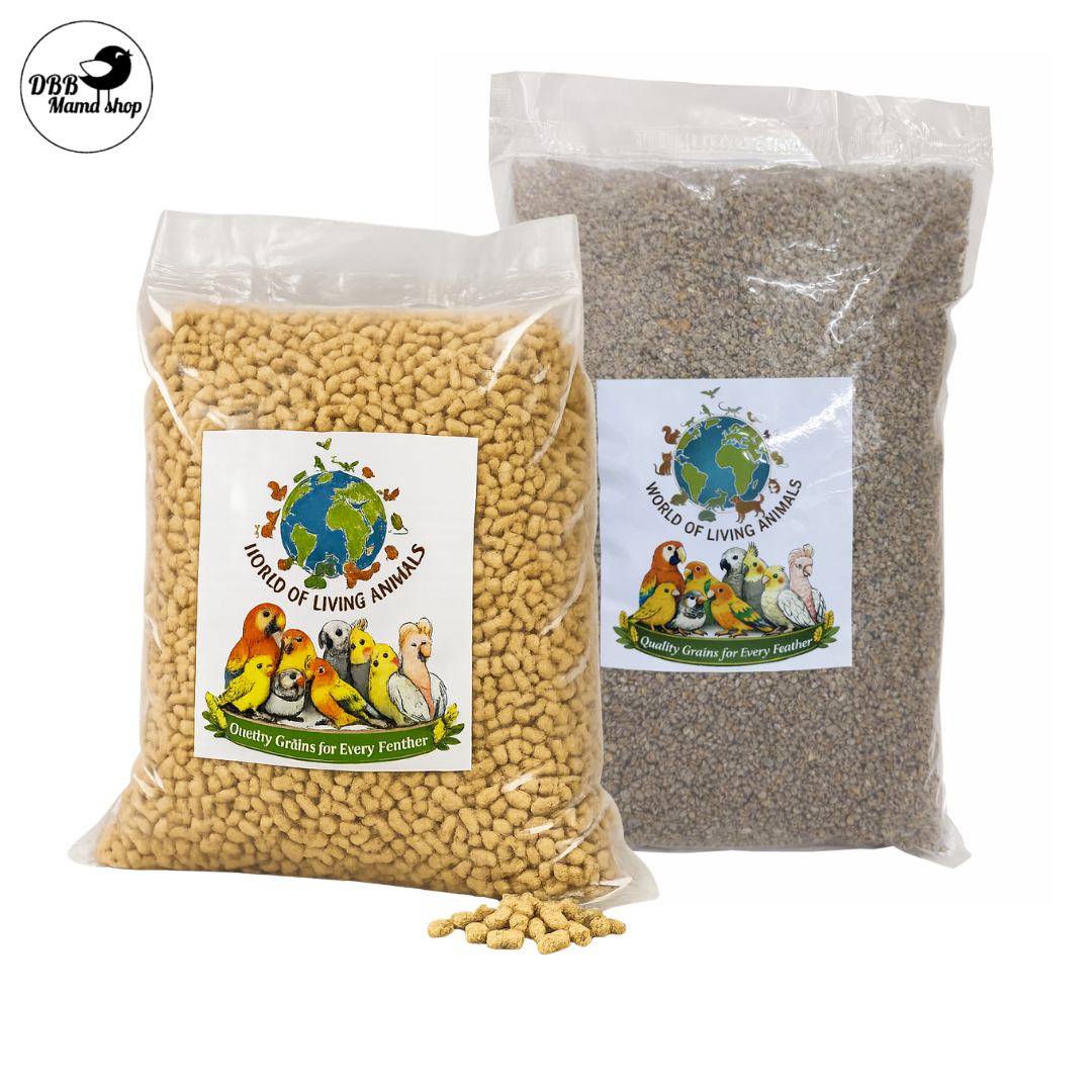 [WOLA] World Of Living Animals - Chicken Feed Coarse / Fine 1kg Parrot Bird Food