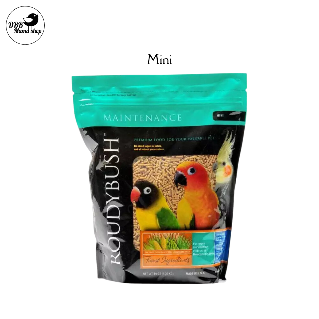 Roudybush Daily Maintenance Diet Nibble / Crumble / Mini / Small / Medium 44oz Bird Food