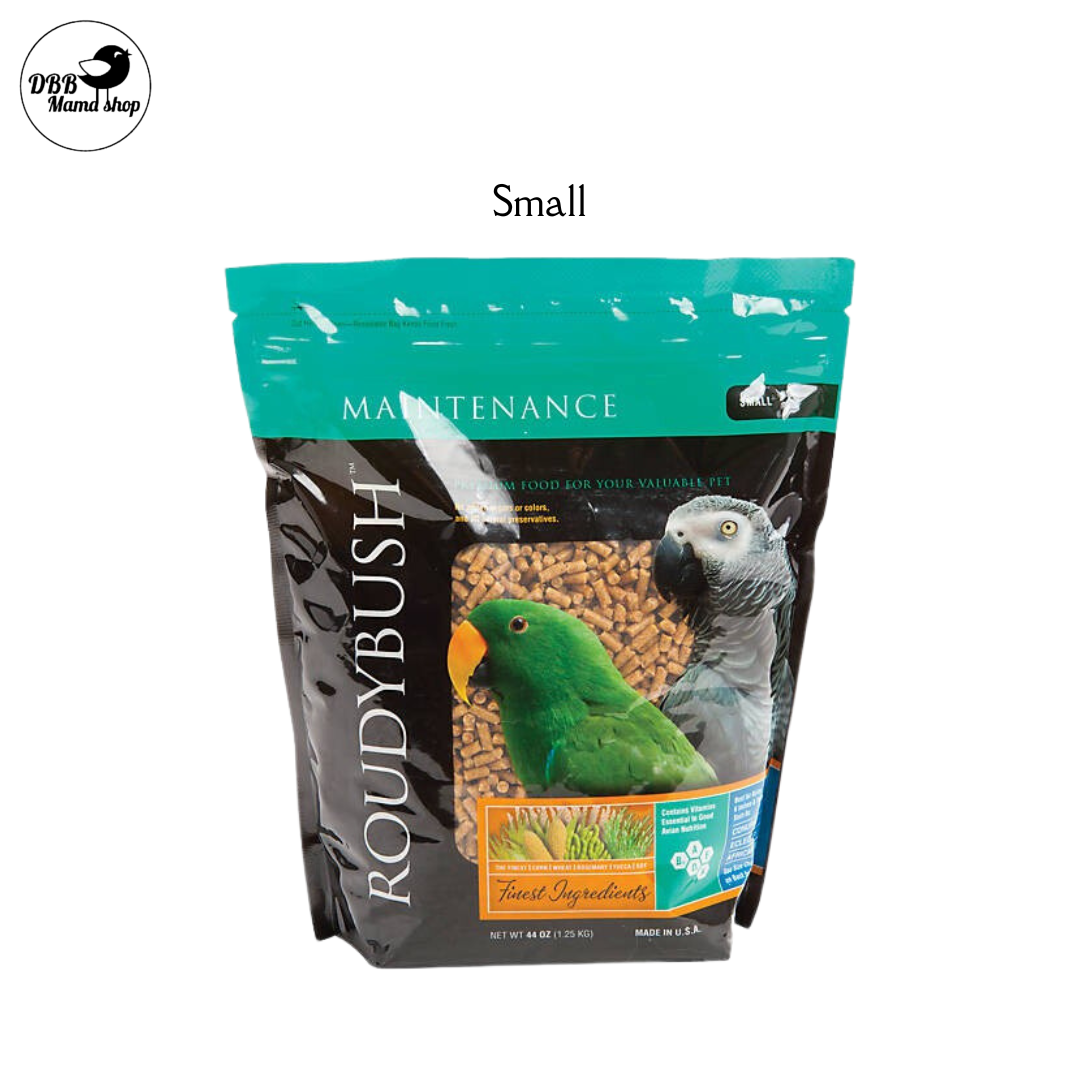 Roudybush Daily Maintenance Diet Nibble / Crumble / Mini / Small / Medium 44oz Bird Food