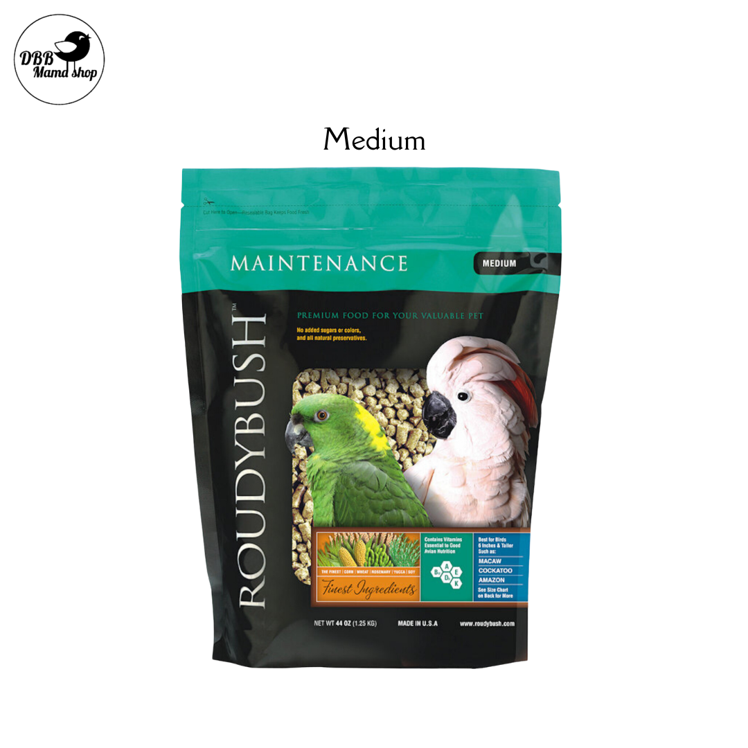 Roudybush Daily Maintenance Diet Nibble / Crumble / Mini / Small / Medium 44oz Bird Food