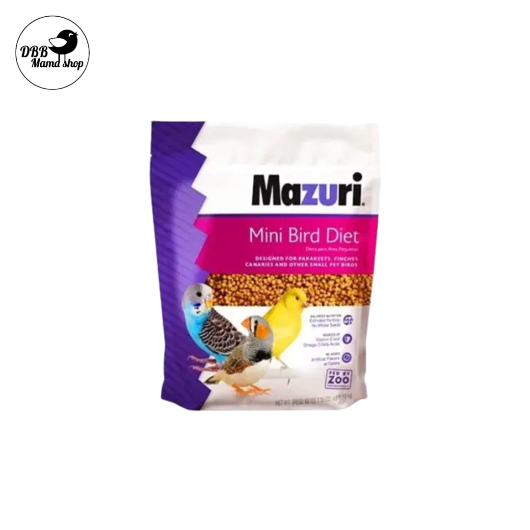 Mazuri Mini Small Large Bird Maintenance Diet 1kg Bird Food