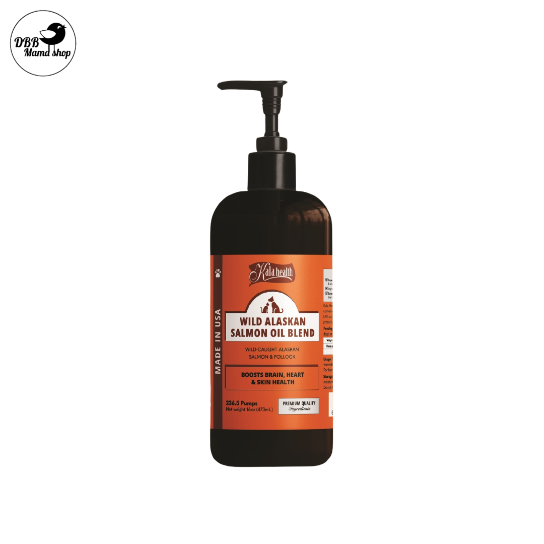Kala Health Wild Alaskan Salmon Oil Blend 8oz & 16oz For Cats & Dogs Supplements