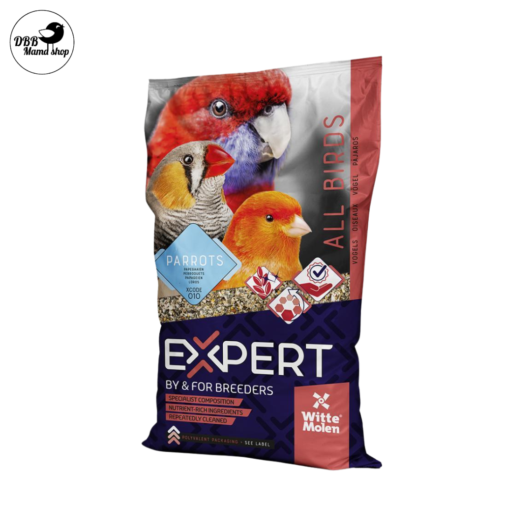 Witte Molen Expert Large Parakeet 5kg / Expert Parrot 4kg – Premium Daily Nutrition