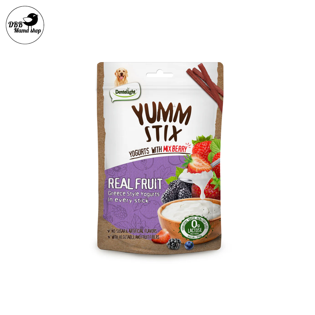 Dentalight Yumm Stix 50g / Yogurts Stix 70g / Avocado 12pc 80g Dog Dental Chew Treats