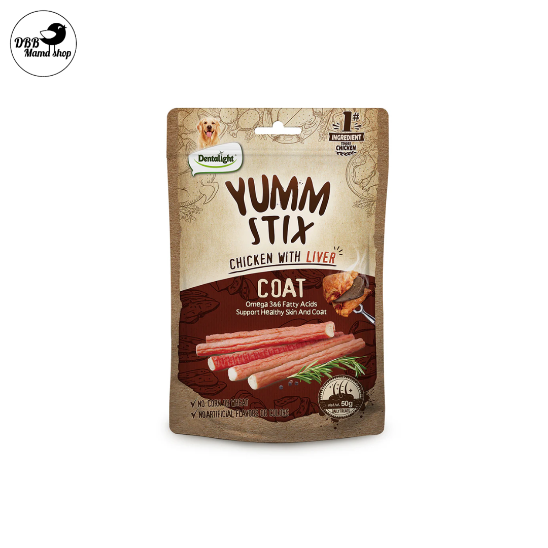 Dentalight Yumm Stix 50g / Yogurts Stix 70g / Avocado 12pc 80g Dog Dental Chew Treats