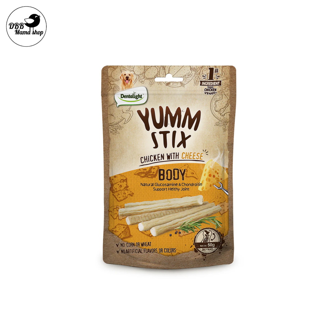 Dentalight Yumm Stix 50g / Yogurts Stix 70g / Avocado 12pc 80g Dog Dental Chew Treats