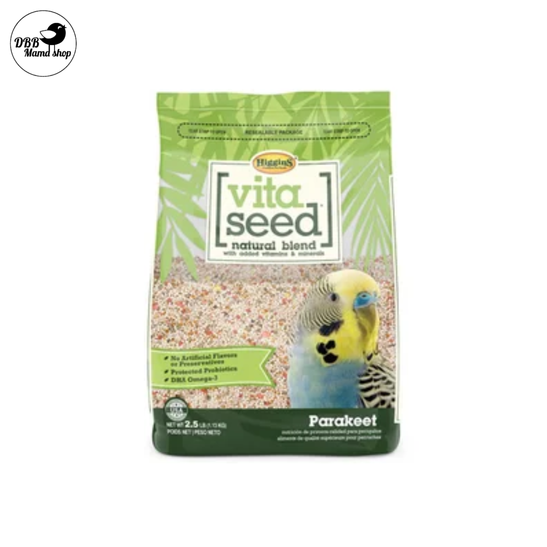 Higgins Vita Seeds California Blend Bird Food Parakeet Conure Cockatiel Parrot 2.5lb / 3/b / 5lb