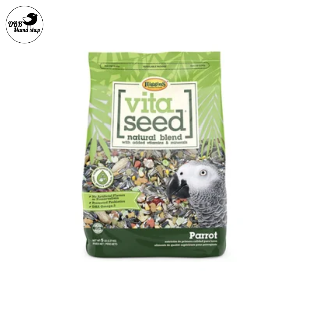 Higgins Vita Seeds California Blend Bird Food Parakeet Conure Cockatiel Parrot 2.5lb / 3/b / 5lb
