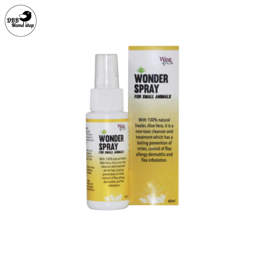 Wee Pet Wonder Spray For Small Animals 60ml