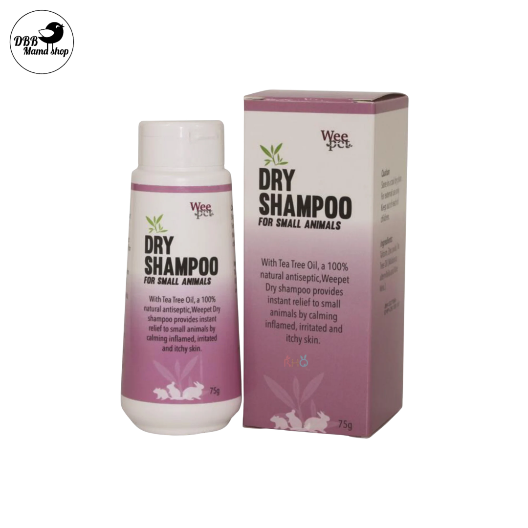 Wee Pet Dry Shampoo 75g For Small Animals