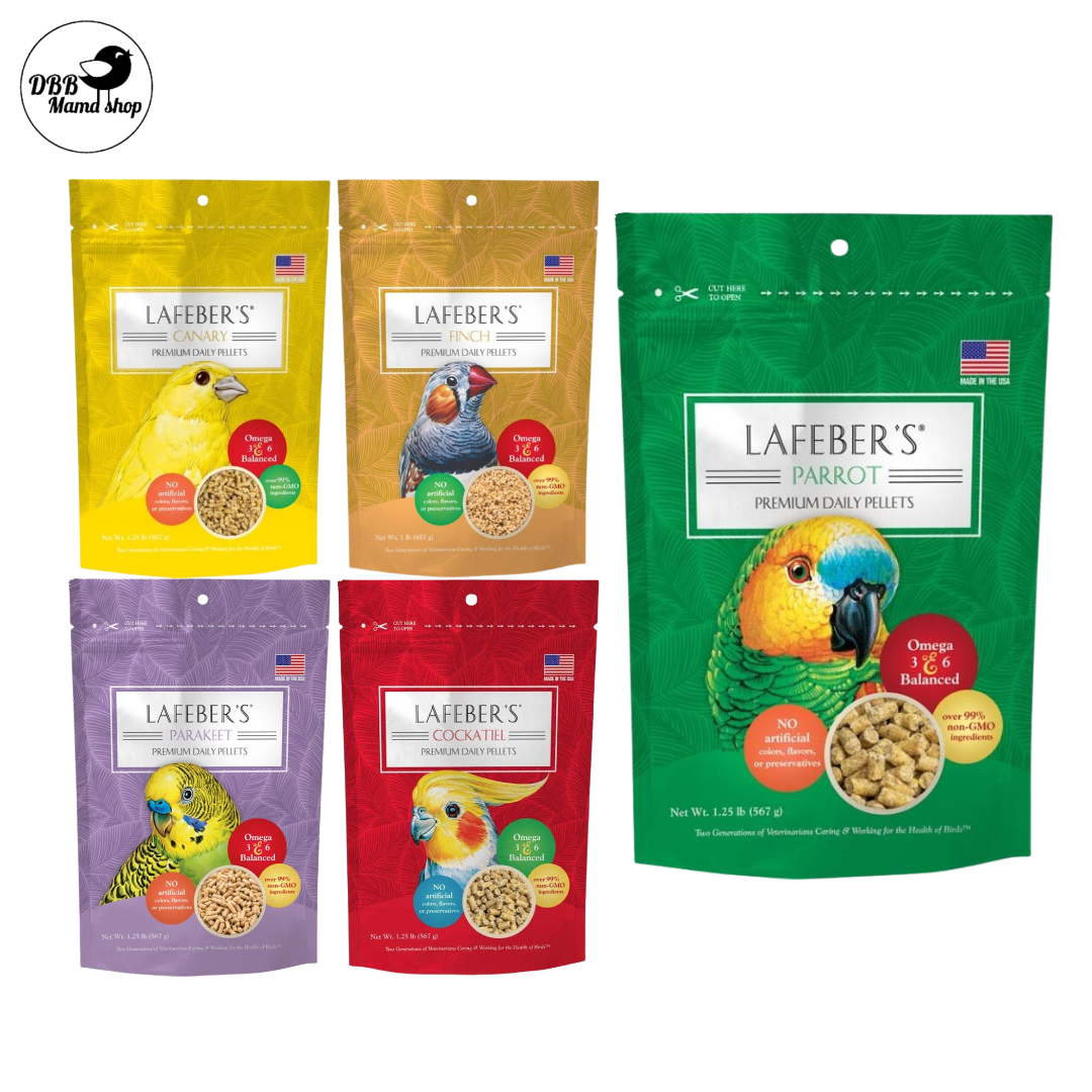 Lafeber Premium Daily Pellets Bird Food 1lb / 1.25lb Finch Canary Budgie Cockatiel Conure