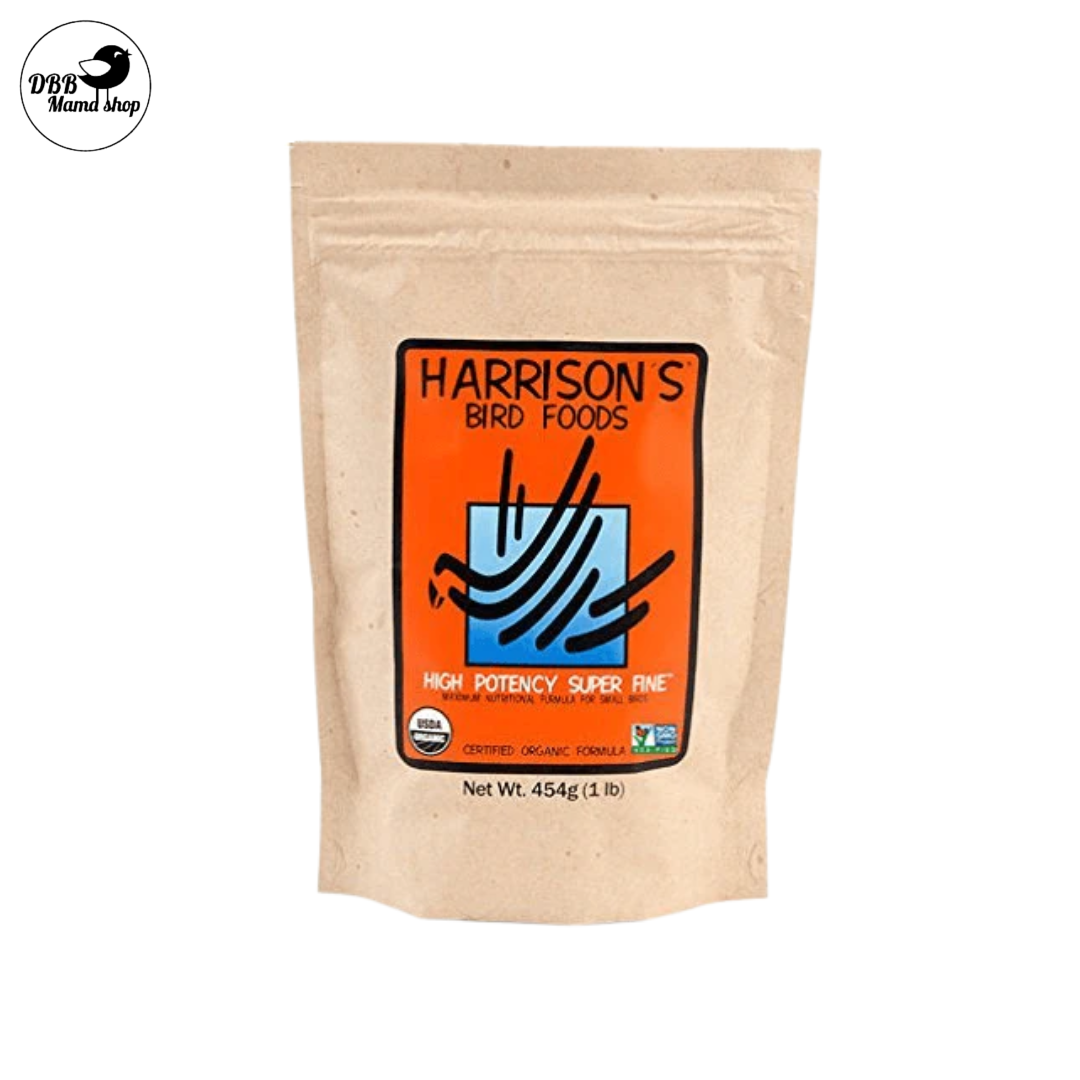 Harrison's Organic Bird Food High Potency Super Fine/Fine/Coarse/Pepper Fine 1lb/5lb Bird Food