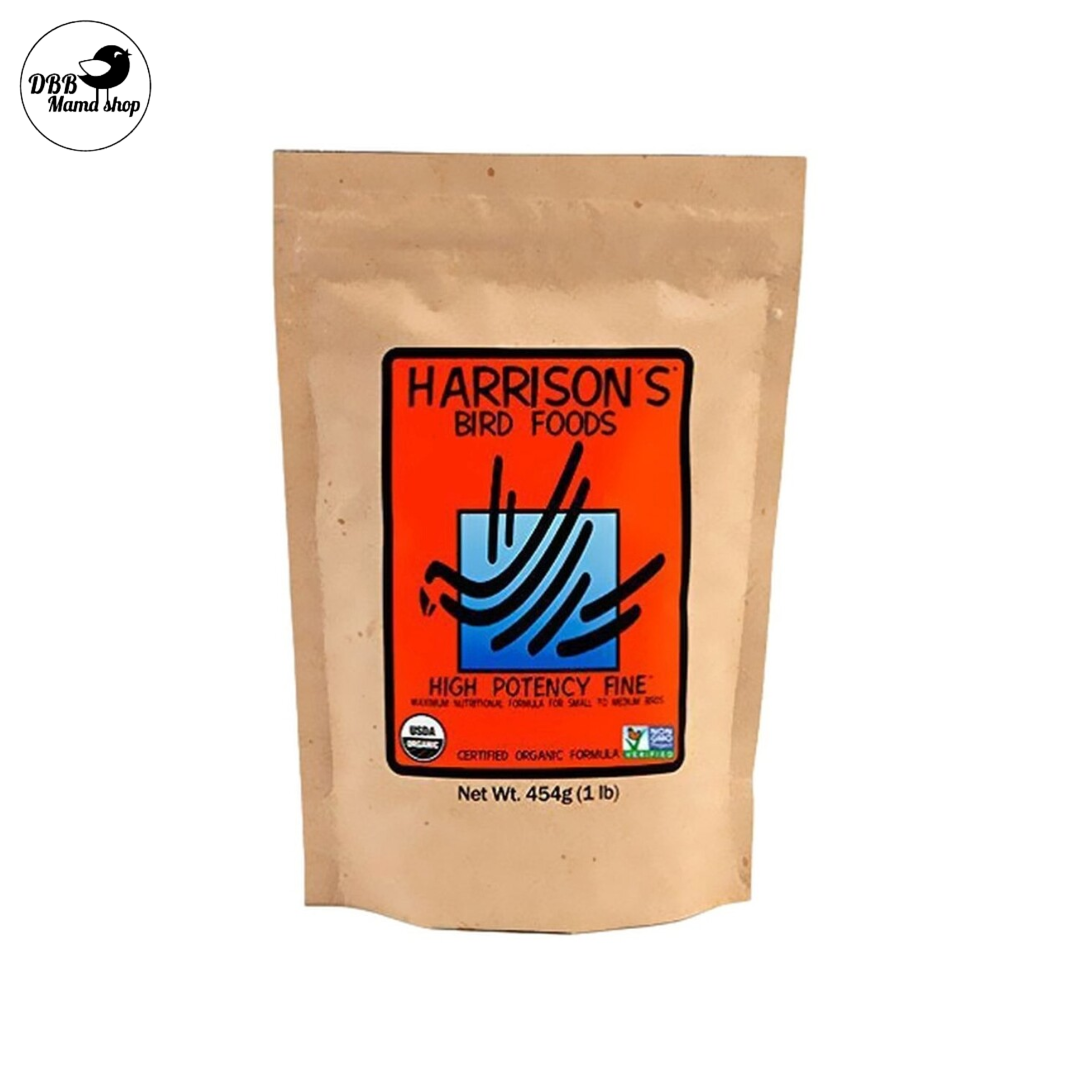 Harrison's Organic Bird Food High Potency Super Fine/Fine/Coarse/Pepper Fine 1lb/5lb Bird Food