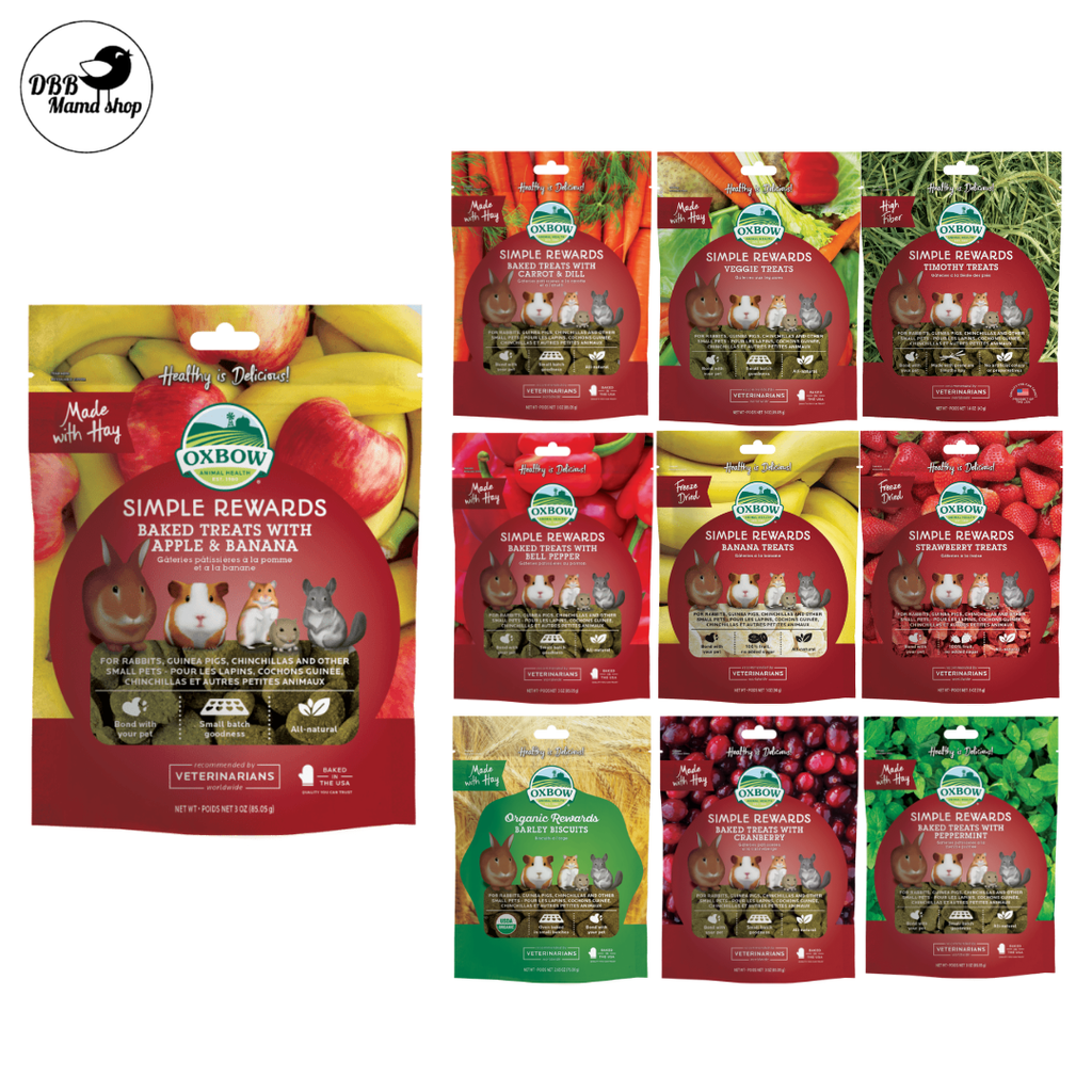 Oxbow Simple Rewards Treats – Healthy, Natural Treats for Small Pets