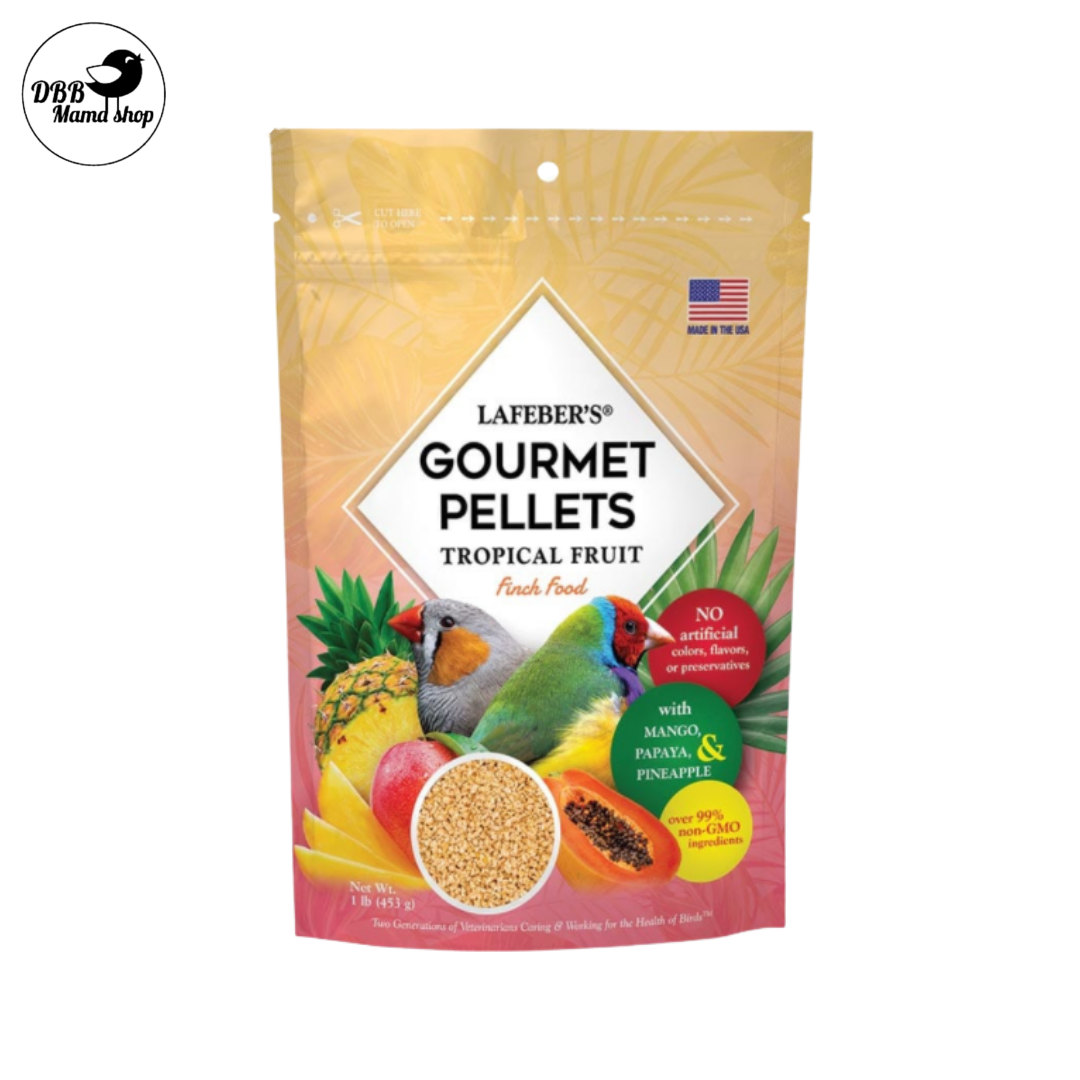 Lafeber Gourmet Pellet Tropical Fruit 1.25lb Finch Canary Parakeet Conure Cockatiel Parrot Macaw Cockatoo Bird Food