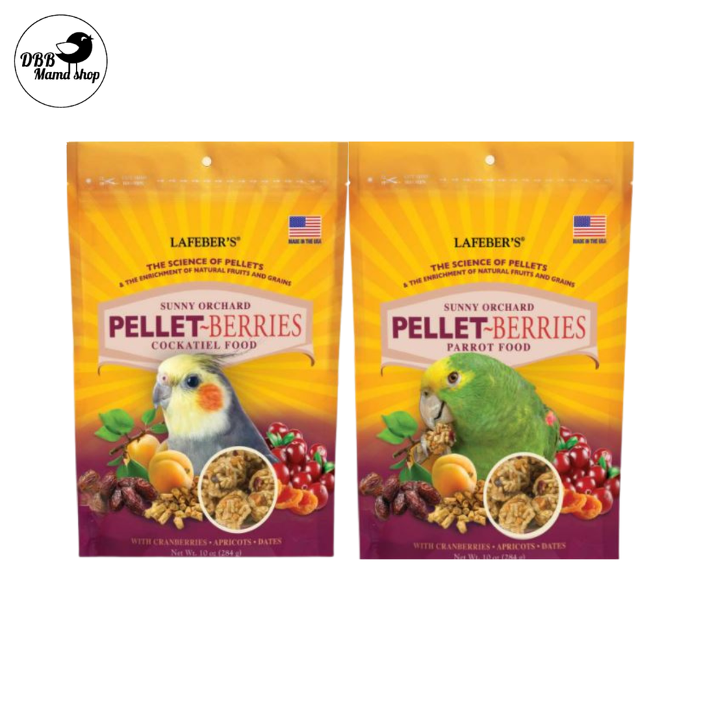 Lafeber Sunny Orchard Pellet-Berries Cockatiel Parrots 10oz Bird Food