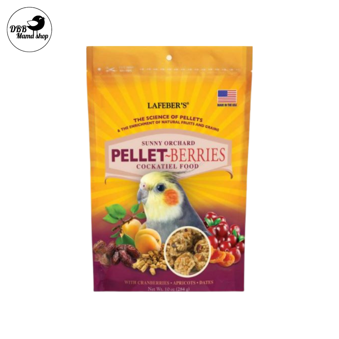 Lafeber Sunny Orchard Pellet-Berries Cockatiel Parrots 10oz Bird Food