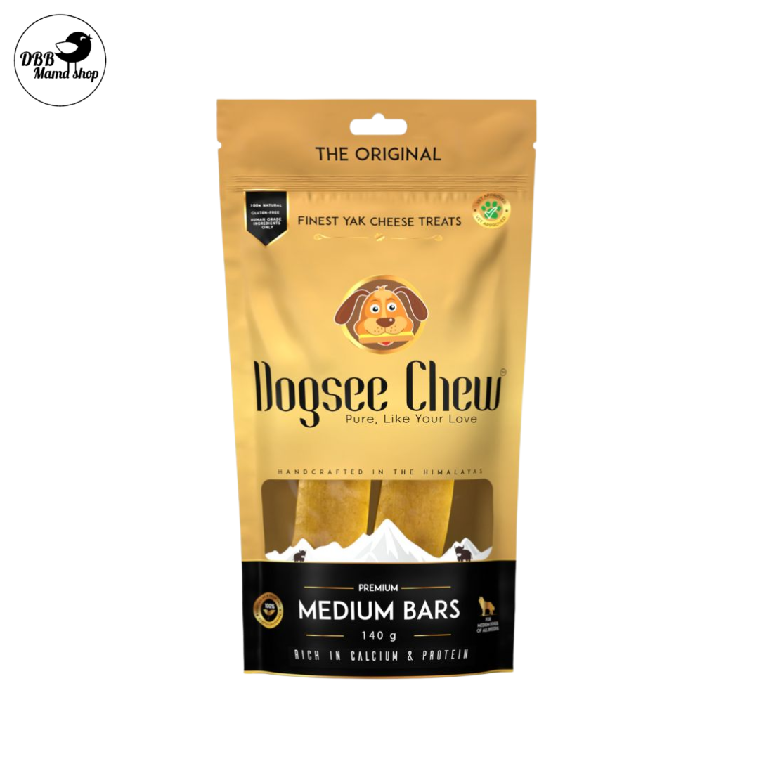 Dogsee Chew Premium Yak Bars – Healthy Dental Treats for Dogs - Medium / Large