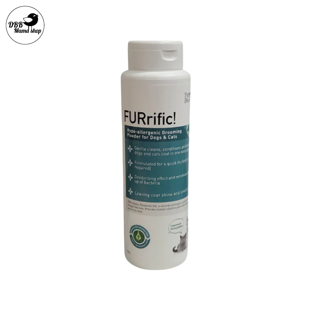 Pet Horizon - FURrific Hypo-allergenic Grooming Powder 150g for Dogs and Cats