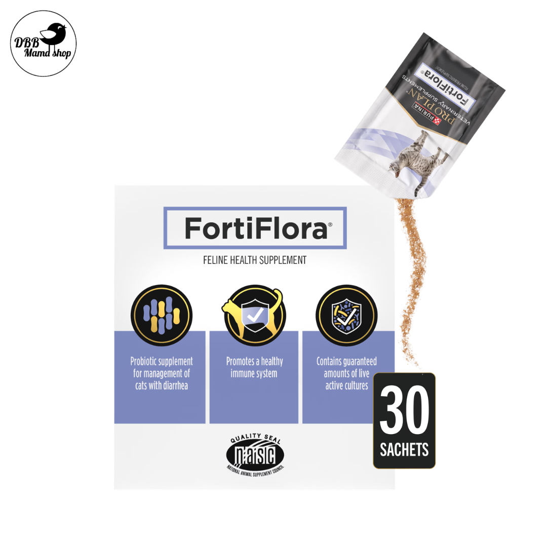 Purina Pro Plan Veterinary Supplements FortiFlora Probiotics Feline Health Supplement 1g x 30 sachets