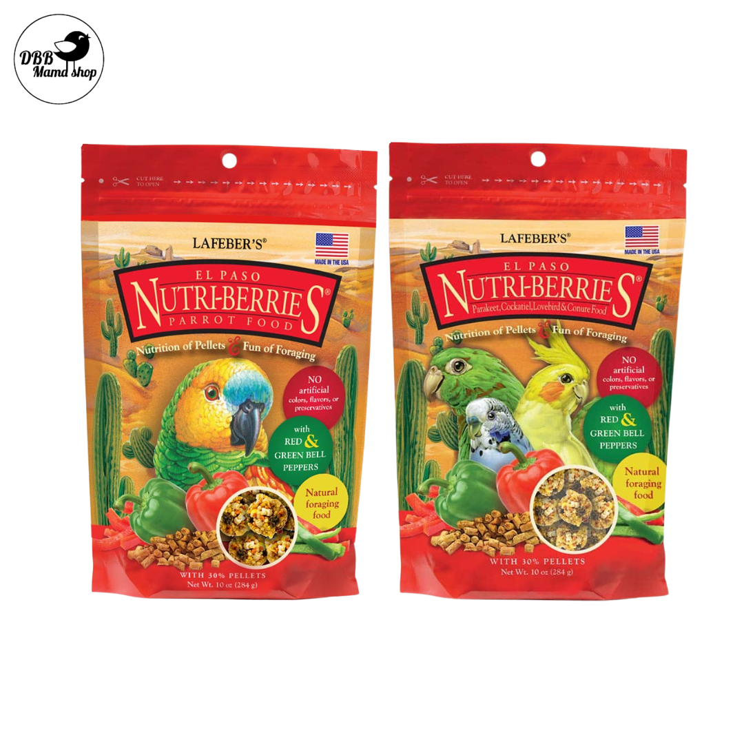 Lafeber El Paso Nutri-Berries Small Bird / Parrot 10oz Bird Food