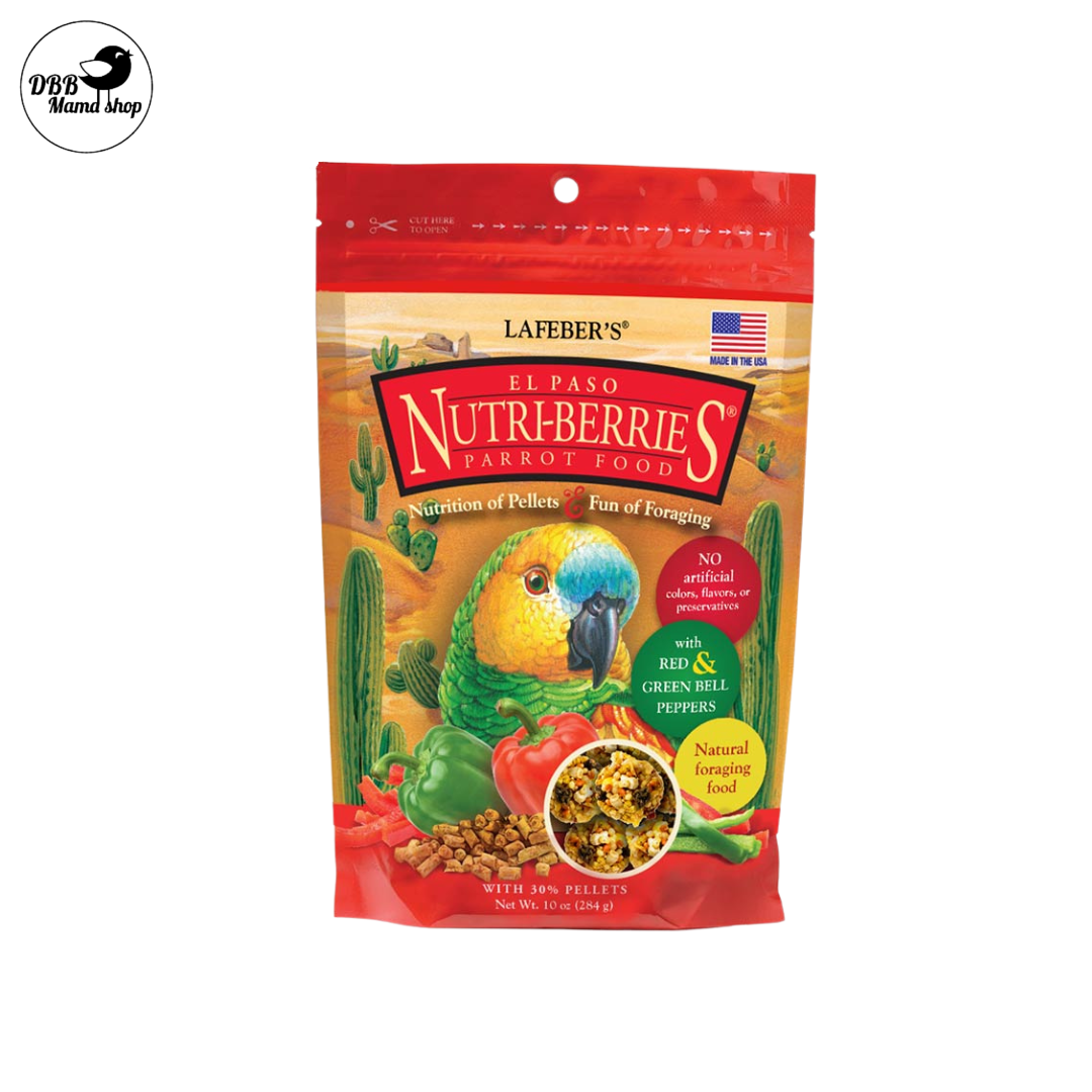 Lafeber El Paso Nutri-Berries Small Bird / Parrot 10oz Bird Food